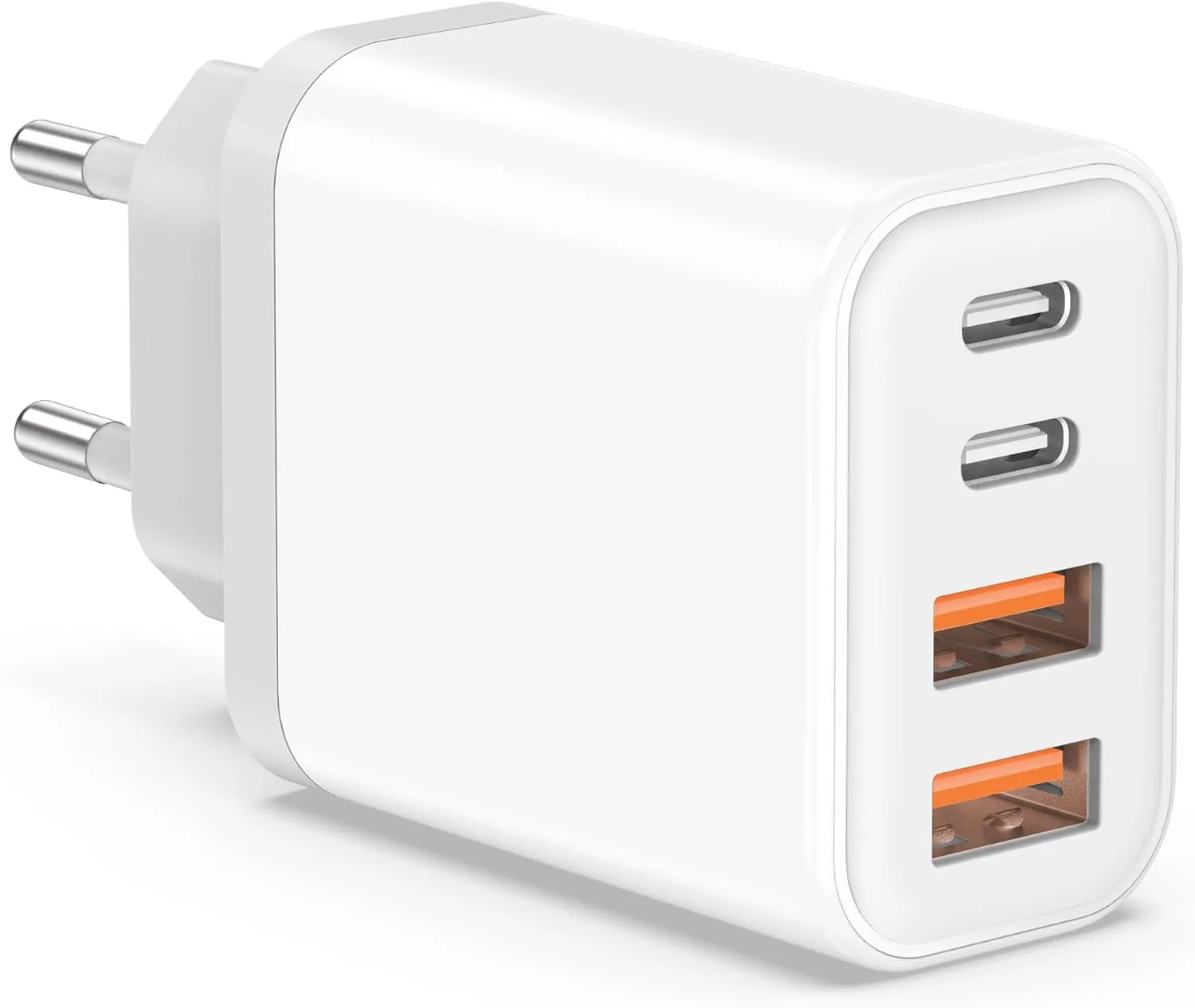 <strong>USB C Charger Quick Charger - 45W USBC Adapter Replacement for iPhone 16 15 14 13 12 11 Pro Max SE 2020 XS XR, Pad, 4-Port Mobile Phone Power Supply Multiple Plug Charger Charging Plug Charger Adapter</strong>